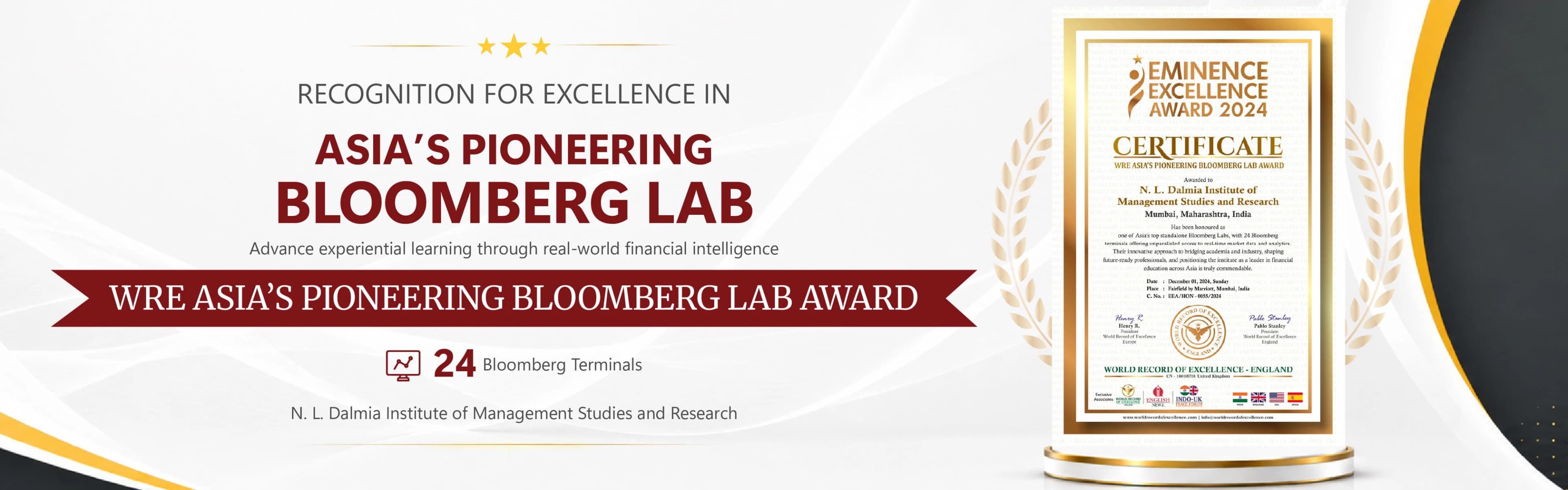 Eminence Excellence Award