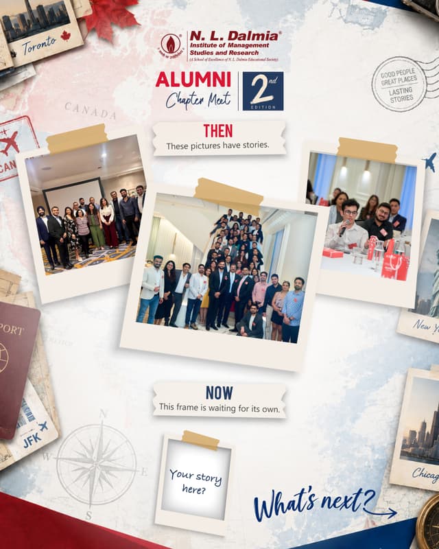 From familiar faces to new connections, every reunion adds something new to the story.

The 2nd International Alumni Chapter Meet 2026 is bringing our alumni community together across Canada and the USA — creating an opportunity to reconnect with familiar faces, meet new people, exchange stories and build connections that continue beyond the campus.

With every reunion, old connections grow stronger and new memories take shape.

This October, let’s make the next frame one to remember.
🔗 Register through the link in bio.

#NLDalmia #AlumniMeet #AlumniChapterMeet #NLDalmiaAlumni #GlobalAlumni #ReconnectReconnectRelive