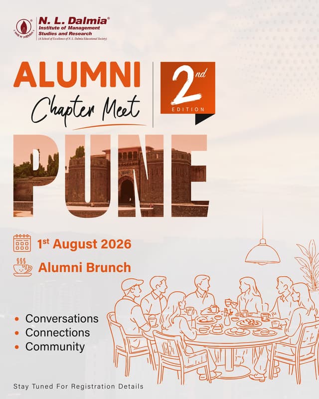 Every table has room for another story.
Some stories begin with a handshake. Others resume with a smile that says, “It’s been too long.”
This August, we’re setting the table once again for the 2nd Pune Alumni Chapter Meet—an afternoon over brunch where conversations flow, connections grow and our alumni community finds another reason to come together.
Save the date: 1st August 2026. Your seat at the table awaits. Registration details coming soon.
.
.
.
#NLDalmia #NLDIMSR #PuneAlumniChapter #AlumniMeet #AlumniConnect #PuneAlumni #AlumniNetwork #BrunchMeet #CommunityConnections #ReconnectAndGrow #StrongerTogether #AlumniEngagement #BeyondCampus #LifelongConnections #SaveTheDate #AlumniCommunity #MeaningfulConnections #NetworkingBeyondBorders #OneCommunity #NLDAlumni
( Pune Alumni Meet, Alumni Chapter Meet, Alumni Network, Alumni Community, Networking Event, Professional Connections, Brunch Meet, Alumni Engagement, Community Building, Reconnect with Alumni, Meaningful Conversations, Lifelong Connections, Alumni Relations, N. L. Dalmia Alumni, Pune Chapter, Management Alumni, Networking Opportunities, Alumni Gathering, NLDalmia, NLDIMSR )