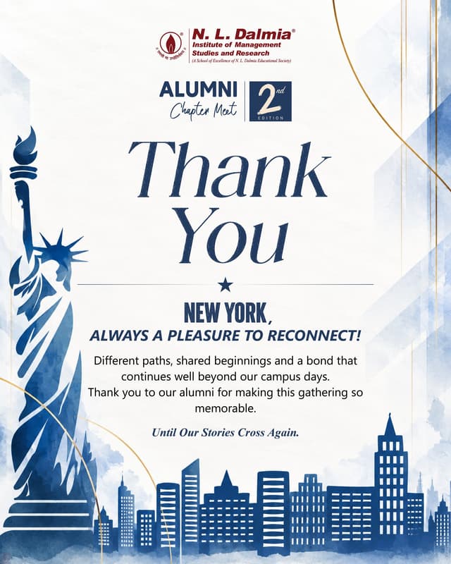New York, you made the return every bit as special. 🗽💙
For the second time, Dalmians in the city came together and what made it count was everyone who chose to be part of it.
From the energy in the room to the new introductions that widened the circle, the evening gave us plenty to take away from our time in New York.
To every alumnus who joined us, thank you for showing up and adding another special chapter to our time in the city.
New York, two memorable meets and plenty more to look forward to. Until next time.
#NLDIMSR #NLDalmia #NLDAlumni #AlumniChapterMeet #NewYorkAlumni #NewYorkChapter #DalmianConnect #AlumniNetwork