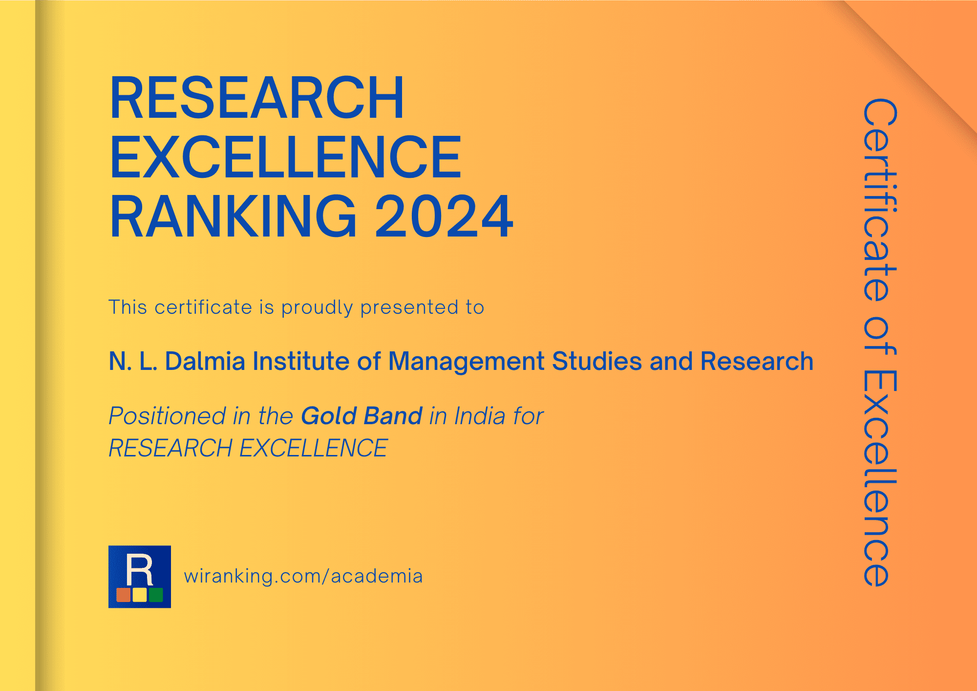Research Excellence Ranking 2024 